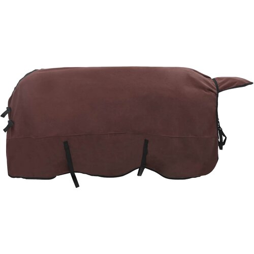 vidaXL Konjski pla&scaron;č Polna temno rjava 155 cm Poliester, (5000288841) Cene
