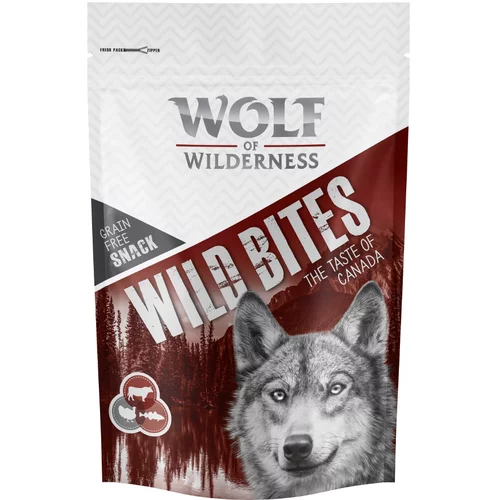 Wolf of Wilderness Snack - Wild Bites "The Taste Of" 180 g - Scandinavia - morski losos, severni jelen, piščanec