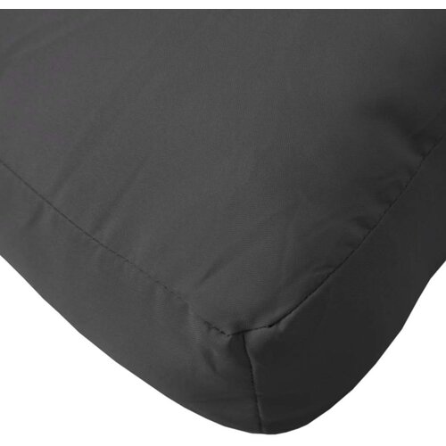  Jastuci za palete 2 kom crni od tkanine Crna 70 x 70 x 12 cm Slike