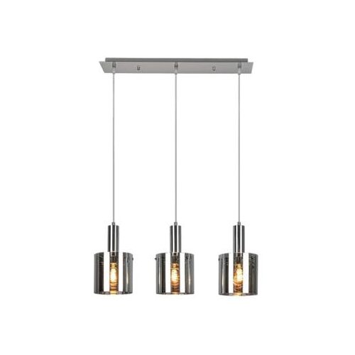 Rabalux donati, staklo visilica lampa, hrom, tonirano staklo, E27 3x Slike