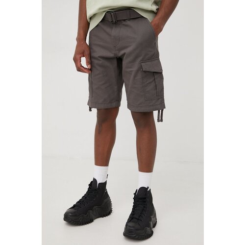 Jack &amp;amp; Jones Pamučne kratke hlače za mu&amp;scaron;karce, boja: siva Slike