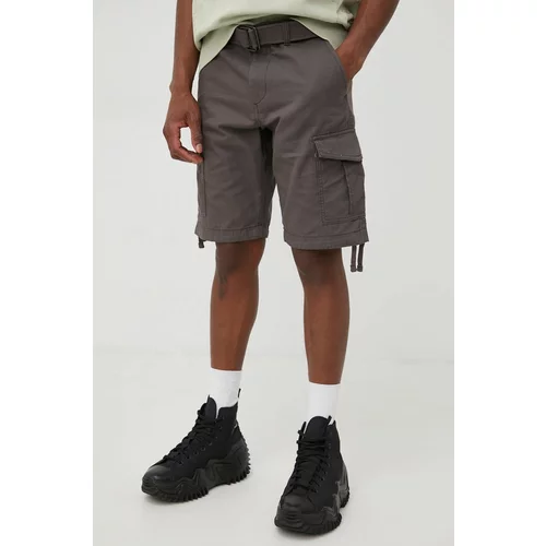 Jack & Jones Pamučne kratke hlače za muškarce, boja: siva