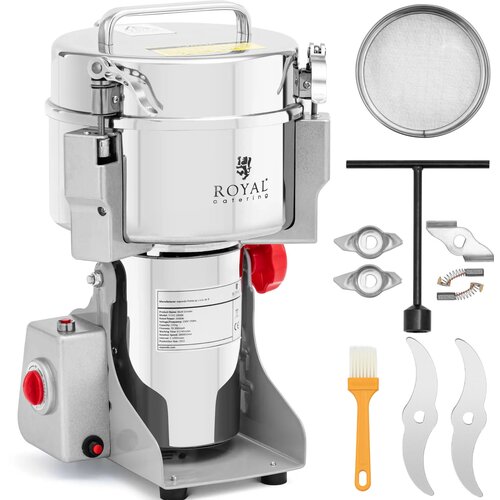 Royal Catering Profesionalni električni mlinček za začimbe, zeli&scaron;ča, kavo, orehe, 2000 g, 3400 W, (21389802) Cene