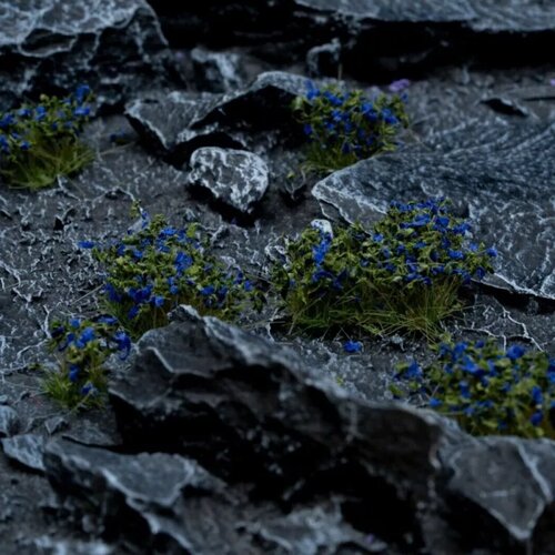 GamersGrass Blue Flowers - Wild Slike