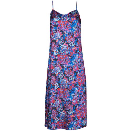 Only Dolge obleke ONLMAYRA SLIP TIE SATIN DRESS Večbarvna Slike