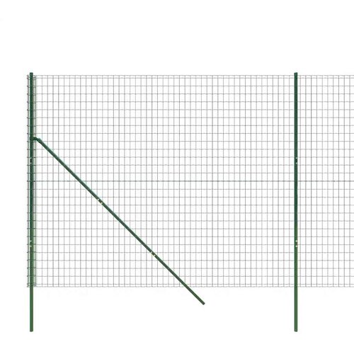  Ograda od žičane mreže zelena 1,4 x 25 m od pocinčanog čelika Slike