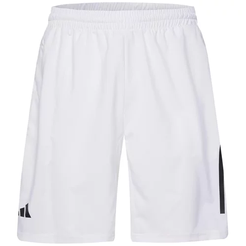 Adidas Športne hlače 'Club 3-Stripes ' črna / bela