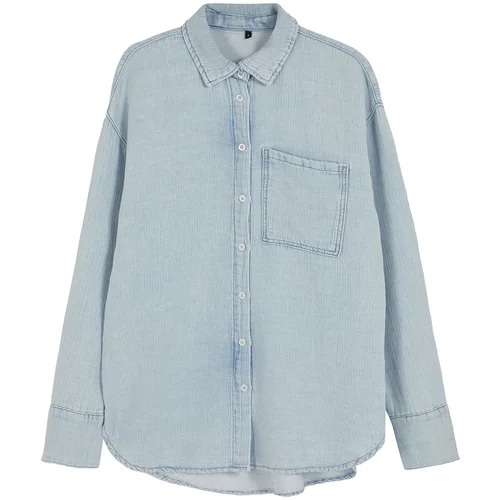 Trendyol Blue Oversize Shirt