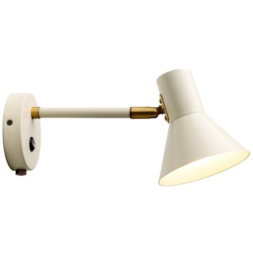 Halo Design 747443 - zidna lampica style 1xE14/25W/230V krem/mesing Slike