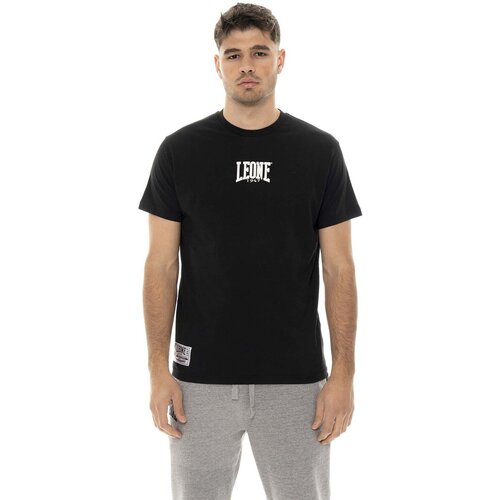 Leone 1947 Majice & Polo majice Man T-Shirt Short Sleeves Boxing Črna Cene