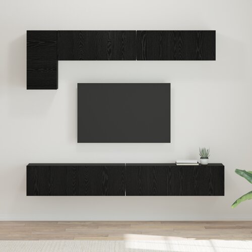 VidaXL Set TV komoda 5 pcs Srednja 80 x 30 x 30.5 cm 100 x 30 x 30 cm Slike