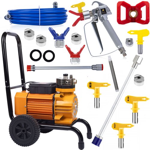 Rosfix SET AGREGAT ZA BARVANJE STRONG BLUE STORM SBS03 – 3500 W, 22 MPA, 18 L/MIN, 2 LANCI, 4 CURKE, (5000010063) Cene