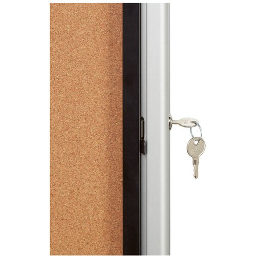  OGLASNA PLO&amp;Scaron;ČA PLUTO-STEKLENA KRILNA VRATA 100X75,2X7,7CM NOBO 1902564 Slike