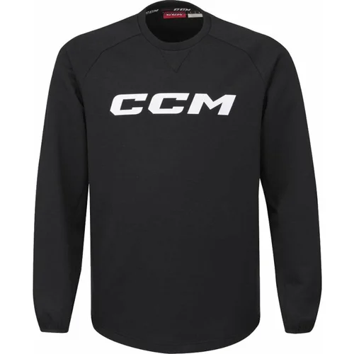 CCM Locker Room Fleece Crew SR Black S SR