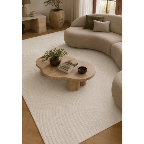 ESTE Kremno bela preproga 120x170 cm Whirl &amp;ndash; Slike