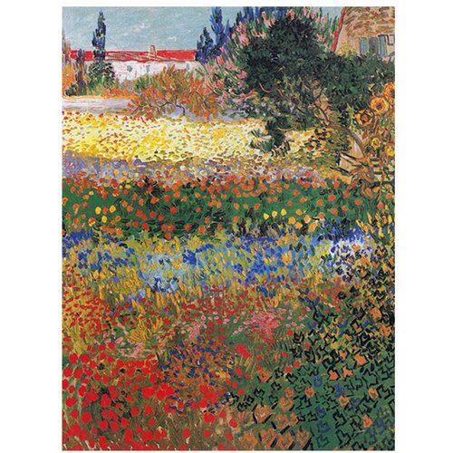 Fedkolor reprodukcija slike Vincenta Van Gogha - Flower Gardem, 40 x 30 cm Slike
