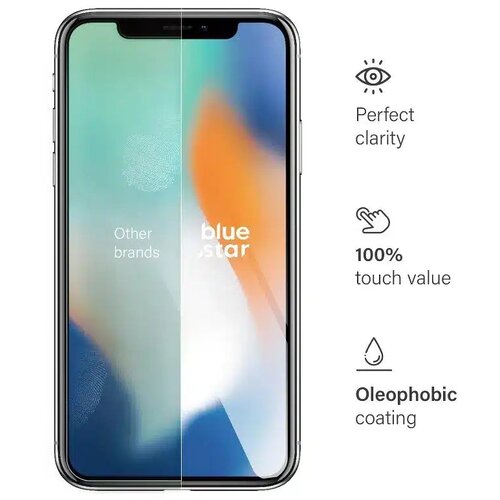 Blue Star Kaljeno staklo za iPhone X / iPhone XS / iPhone 11 Pro Slike