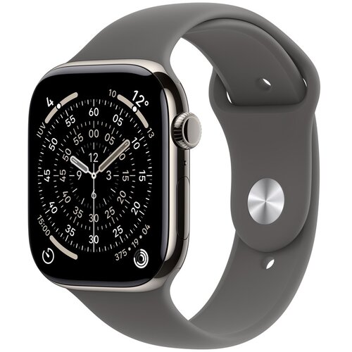 Apple Watch Series 11 GPS + Cellular 46mm Natural Titanium Case with Stone Grey Sport Band - S /M Cijene