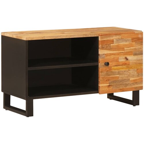 TV ormar s policom Smeđa 80 x 33 x 46 cm Čvrsto drvo manga Cijene