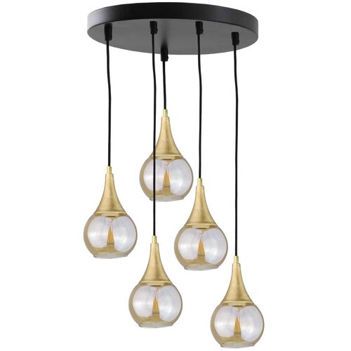  Luster na sajli LACRIMA HONEY 5xE27/60W/230V, prečnik 45 cm Cene