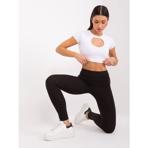 RUE PARIS Leggings-LO-LG-LK-546.32-black Cene