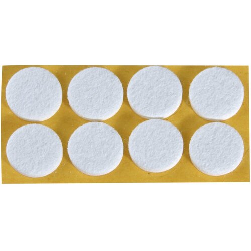 Fackelmann Samoljepivi podlo&scaron;ci od filca 18 mm, bijeli Cijene