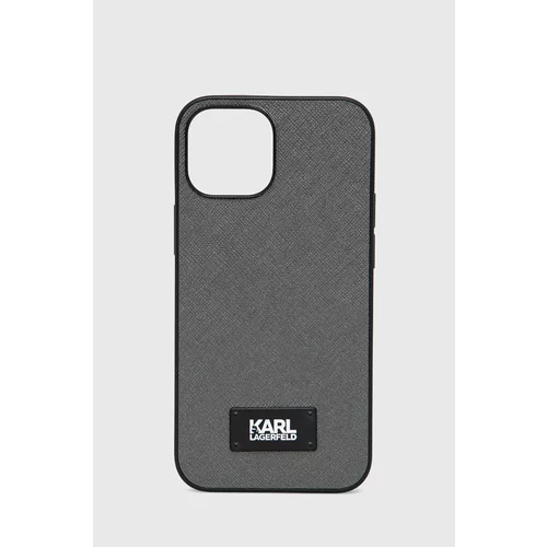 Karl Lagerfeld Etui za telefon iPhone 13 Mini 5,4'' boja: srebrna