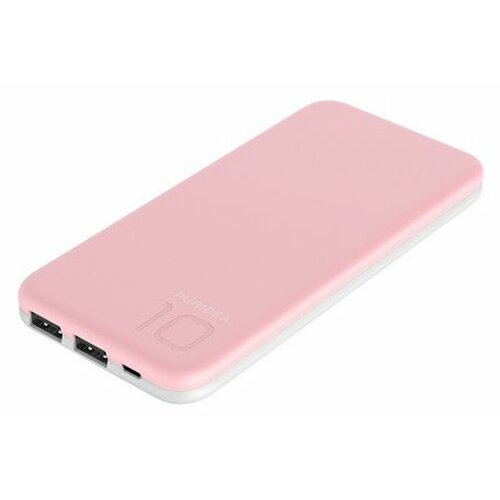 Puridea S2 punjač za mobilne uređaje Powerbank, 10000mAh, Pink Slike
