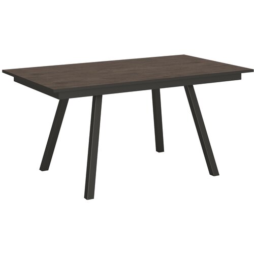 Itamoby   Mirhi (90x160/220 cm) - oreh, barva nog: antracit - raztegljiva jedilna miza, (20842557) Cene