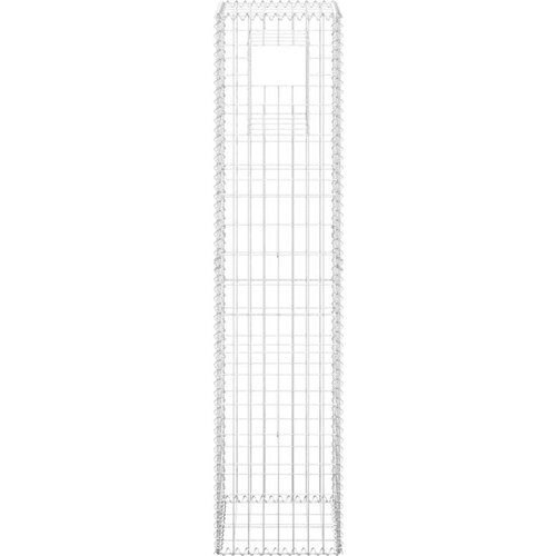 VidaXL gabionske stupne ko&amp;scaron;are 2 kom 40 x 40 x 180 cm željezne Slike