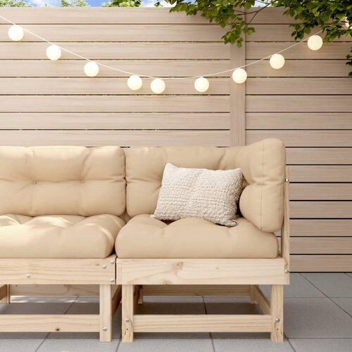 VidaXL Kutna vrtna sofa od masivne borovine Slike