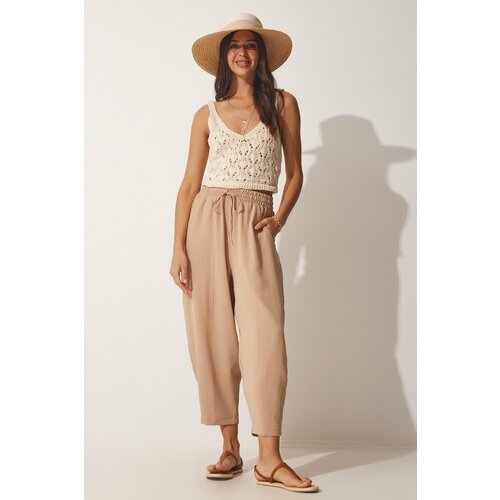 Happiness İstanbul Pants - Beige - Relaxed Slike