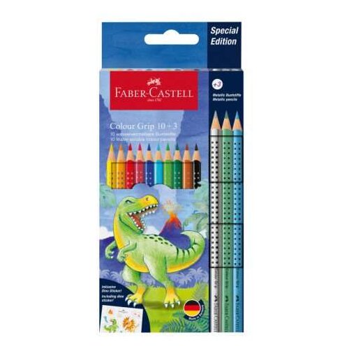 Faber-Castell drvene bojice   l GRIP 1/10 Dinosaurus+3 Sparkle 201545 Cene