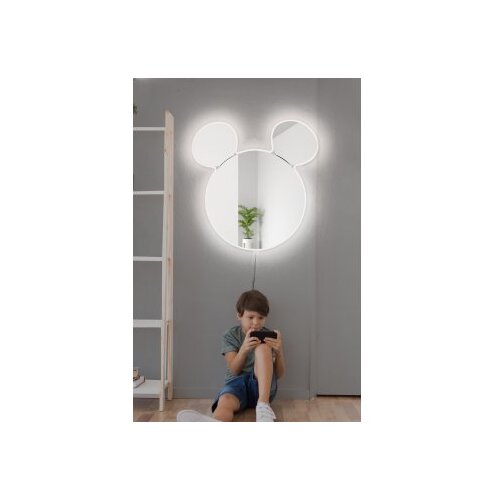 HANAH HOME ogledalo sa led osvetljenjem mickey silver white Cene