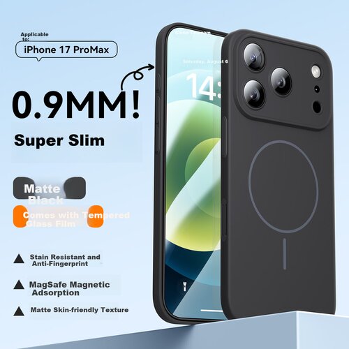  mofei maska za mobilni telefon iphone 17 pro max, crna Slike
