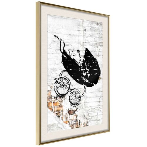  Poster - Banksy: Baby Stroller 20x30 Slike