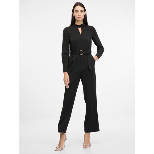 Orsay Black women's jumpsuit with long sleeves - Women's Cene