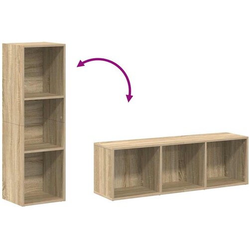  za knjige/TV boja hrasta 36x30x114 cm konstruirano drvo Slike