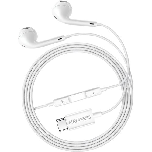 Oem Mayaxess, Žične USB-C slu&scaron;alke za Pixel 9a z vgrajenim mikrofonom, Bela, (5000299364) Cene
