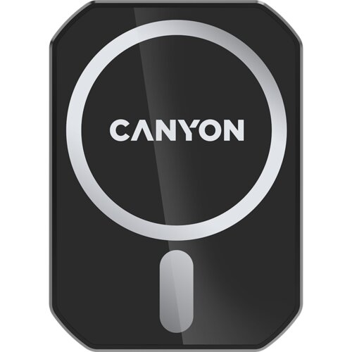 Canyon CH-15, Magnetic car holder and wireless charger, C-15-01, 15W，Input: USB-C: 5V/2A, 9V/3A;Output: 5W, 7.5W, 10W, 15W;83*60*8.15mm,0.147kg,black - CNE-CCA15B01 Cene