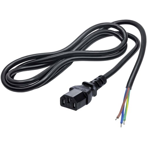Akyga tok priključni kabel [1x prosti konec - 1x ženski konektor IEC C13\, 10 A] 1.50 m črna, (20414278) Cene