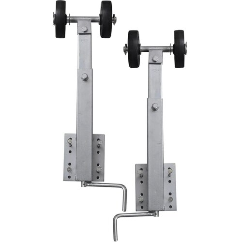  2-dijelni set držača za prikolicu za brod s duplim kotačima 59 - 84 cm Slike