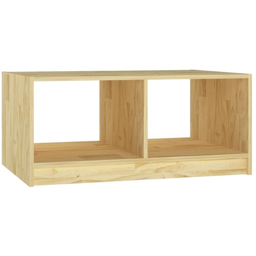 Maison Chic Klubska mizica - kavna mizica - Nizka mizica 75x50x33,5 cm trdna borovina, (21754689) Cene