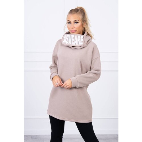 Kesi Reinforced hoodie in beige Slike