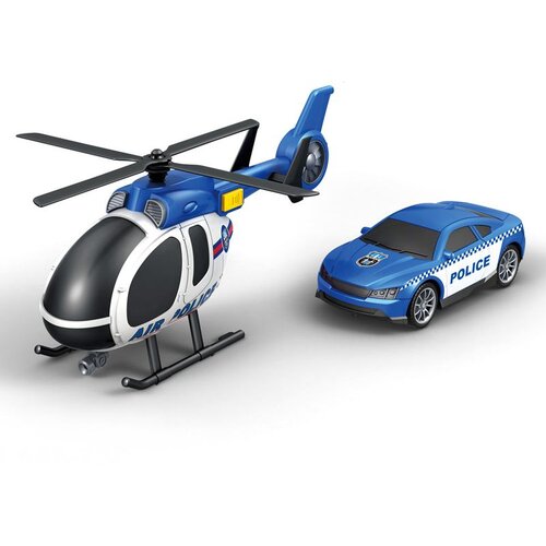  Set policijski auto i policijski helikopter Slike