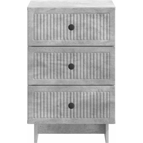  Noćni ormar Betonska siva 43 x 41 x 66,5 cm Konstruirano drvo Slike