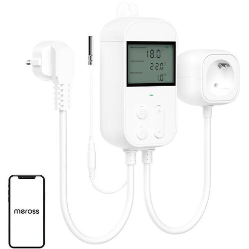 Meross PAMETNA VTIČNICA ZA APPLE HOMEKIT TEMPERATURNI REGULATOR MTS960HK, (5000293065) Cene
