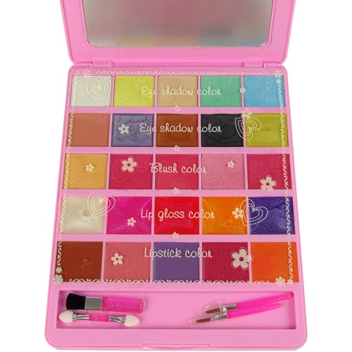 Beauty Set Palette Mirror Shadows Gloss Slike