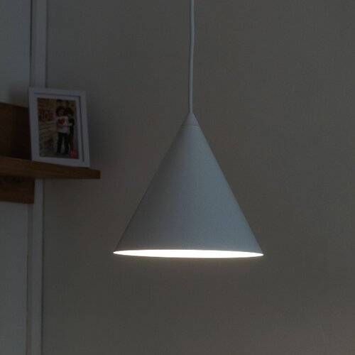  Visilica na sajli ETNA II 1xE27/15W/230V, prečnik 18,5 cm, bela Slike