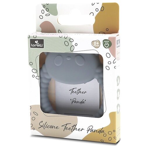 Lorelli silikonska glodalica za bebe panda - natural grey ( 10210870003 ) Cene